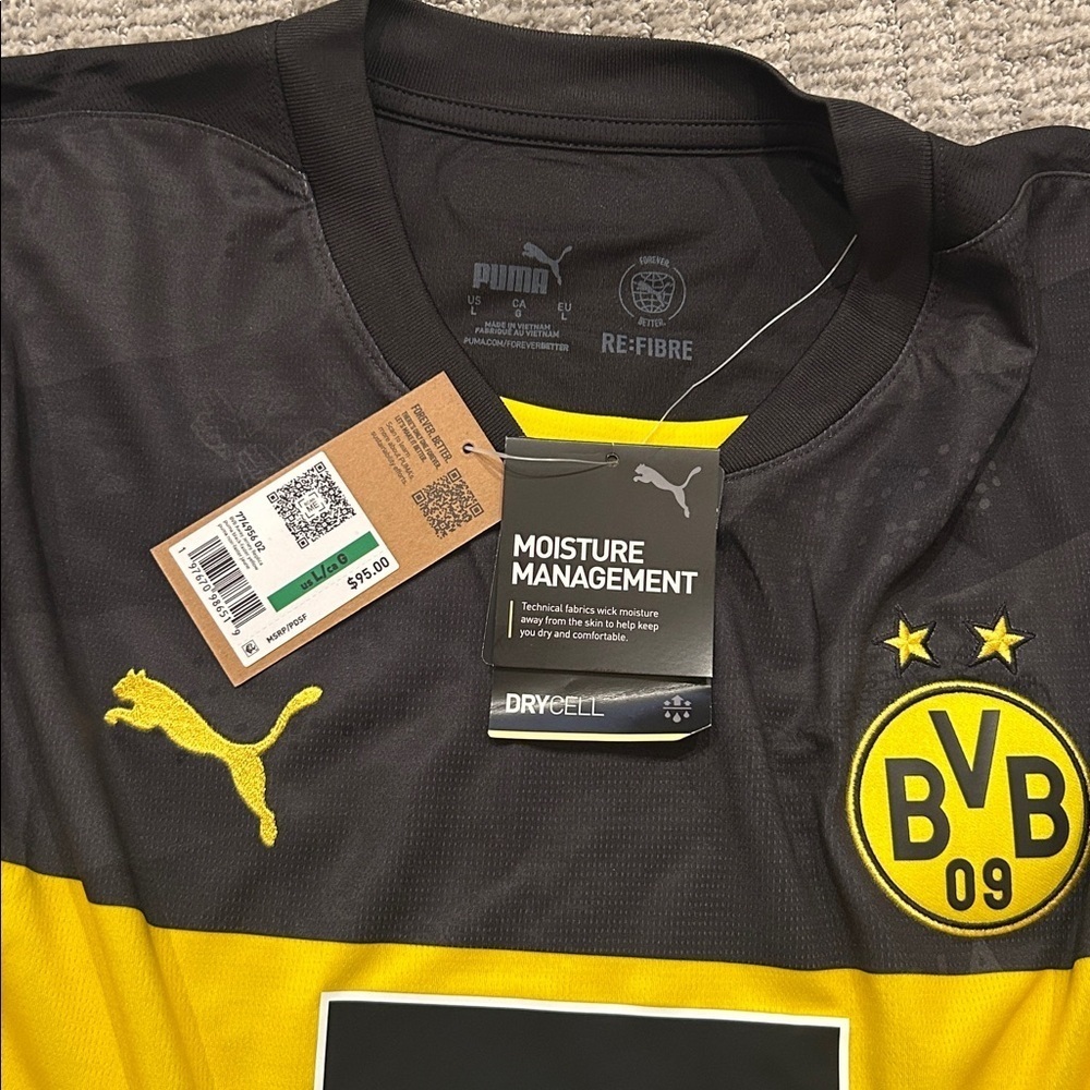 Puma Replica Borussia Dortmund Away Jersey 24/25 L - Picture 4 of 4